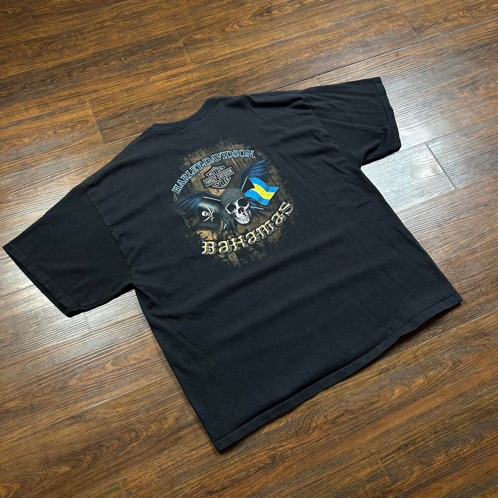 Harley-davidson Men's Black T-shirt